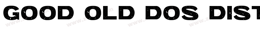 Good Old DOS Distort字体转换